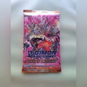 Digimon Card Game GREAT LEGEND Booster Pack